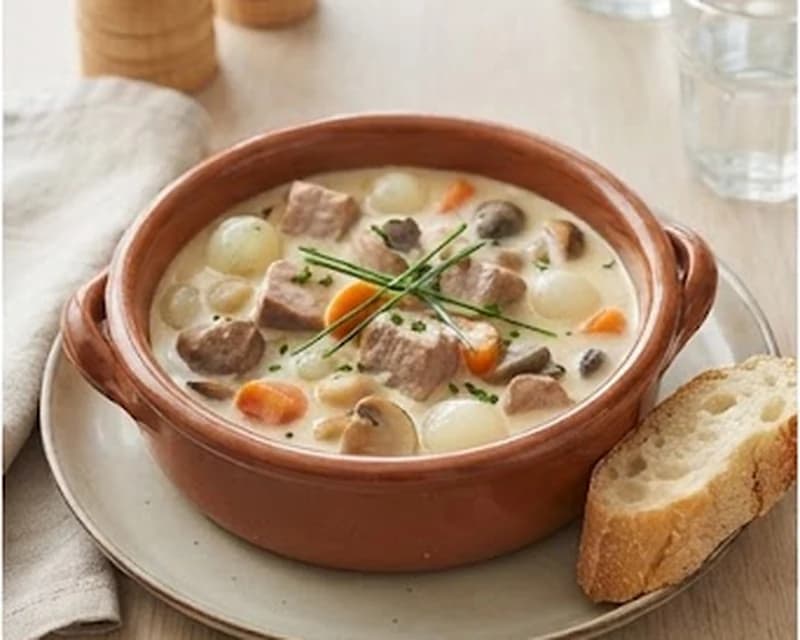 Blanquette de veau au cidre