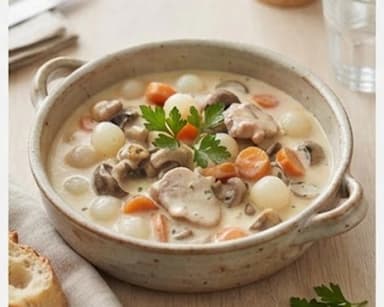 Découvrir la recette Blanquette de veau normande