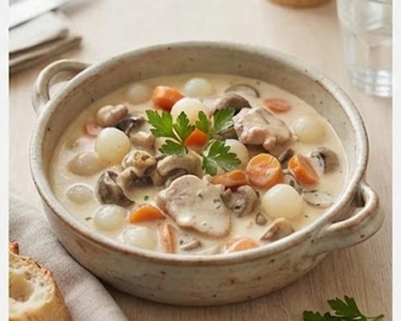 Blanquette de veau normande