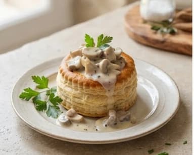 Découvrir la recette Bouchées à la reine
