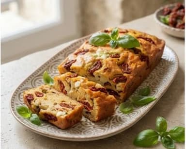 Découvrir la recette Cake aux tomates séchées