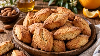 Découvrir la recette Biscuits corses au vin blanc