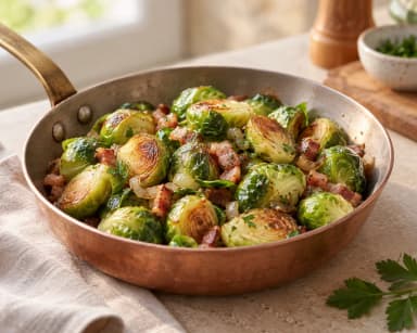 Découvrir la recette Choux de Bruxelles sautés
