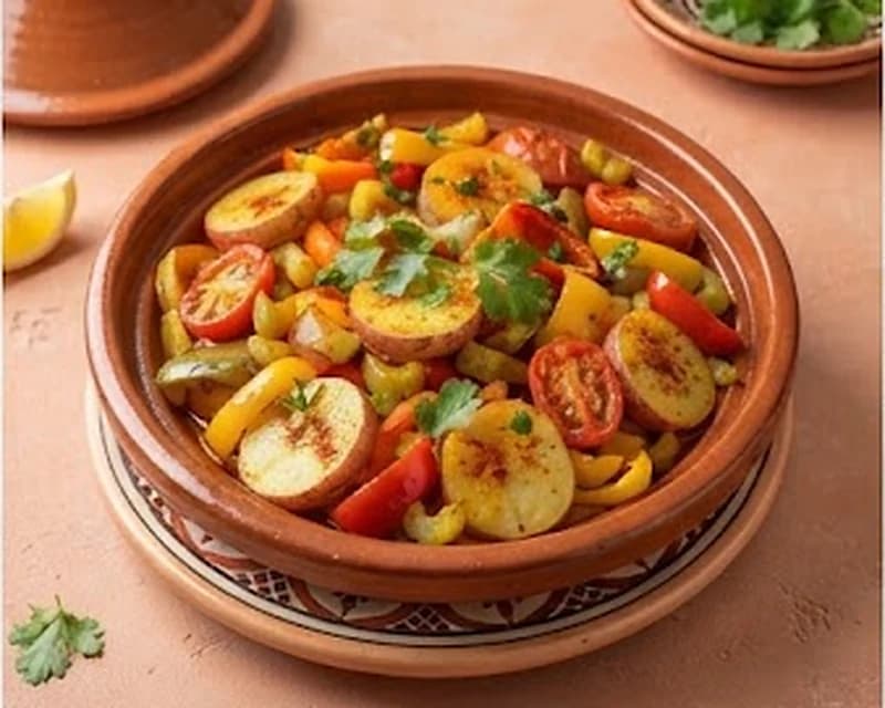 Cocotte marocaine de pommes de terre