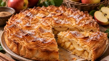 Découvrir la recette Croustade gasconne aux pommes
