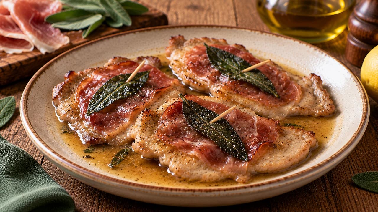 Escalopes de veau à la romaine