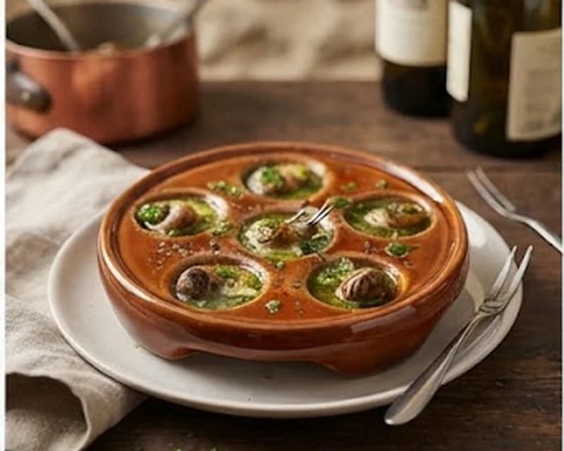 Escargots de Bourgogne au beurre persillé