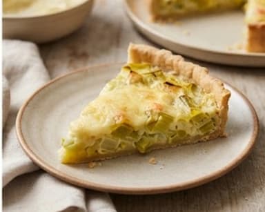 Découvrir la recette Flamiche aux poireaux