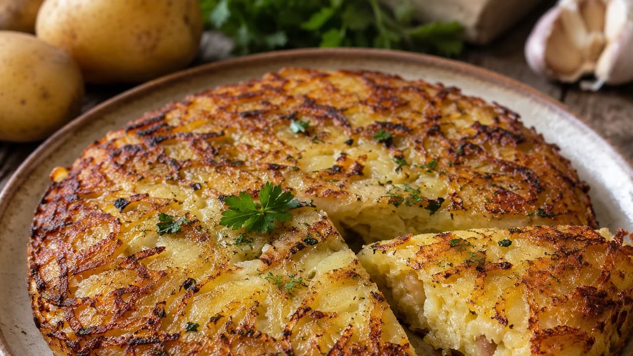 Galette de pommes de terre ardéchoise