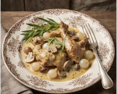 Découvrir la recette Lapin à la moutarde