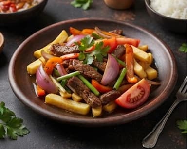 Découvrir la recette Bœuf péruvien sauté aux légumes