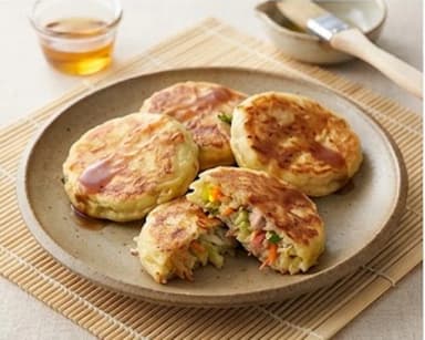 Découvrir la recette Galette japonaise au chou