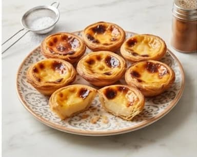 Découvrir la recette Tartelettes portugaises à la crème