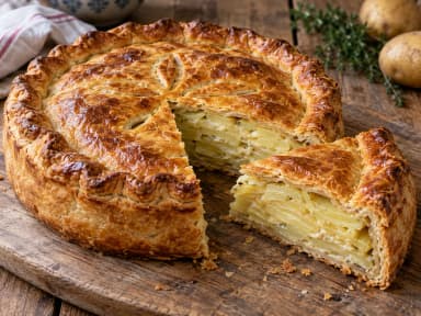 Découvrir la recette Pâté de pommes de terre bourbonnais