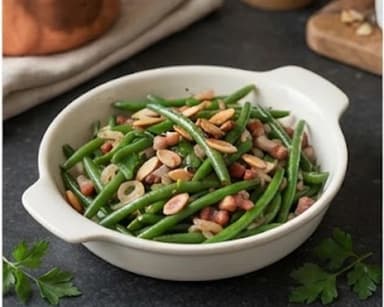 Découvrir la recette Poêlée de haricots verts