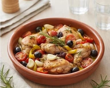 Découvrir la recette Poulet à la provençale
