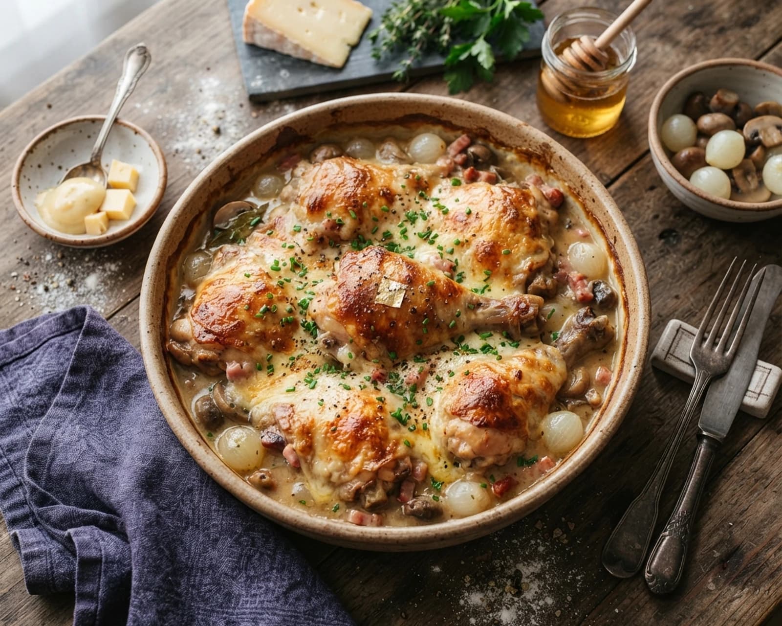 Poulet au maroilles