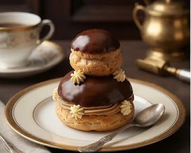 Religieuse au café
