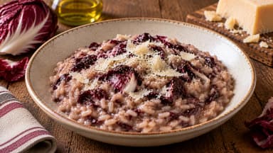 Découvrir la recette Risotto italien au radicchio
