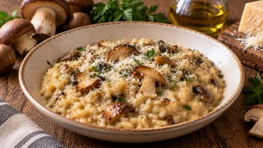 Découvrir la recette Risotto italien aux cèpes
