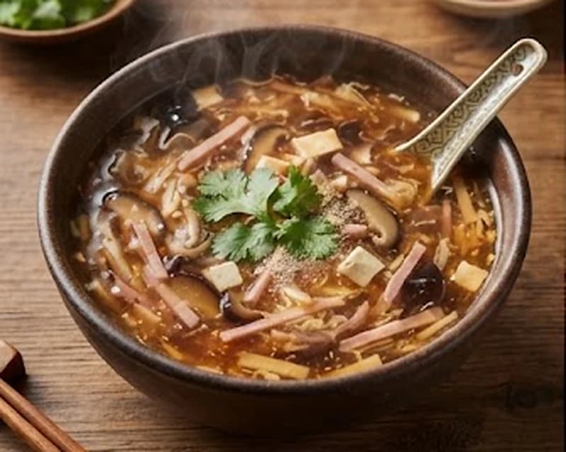 Soupe chinoise aigre-piquante