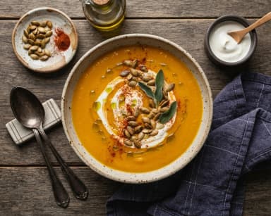 Découvrir la recette Soupe de potimarron