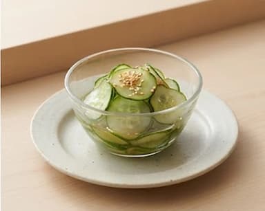 Découvrir la recette Salade japonaise de concombre vinaigré