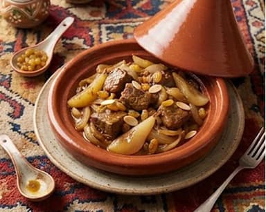 Découvrir la recette Tajine marocain d’agneau
