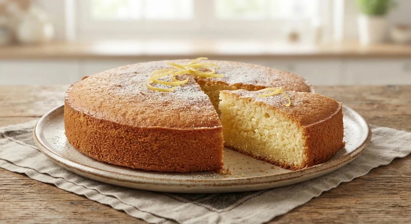 Gâteau italien au citron et à la ricotta