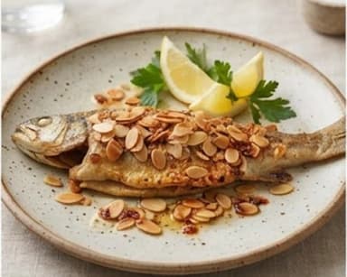 Découvrir la recette Truite aux amandes