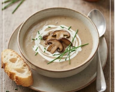 Découvrir la recette Velouté de cèpes