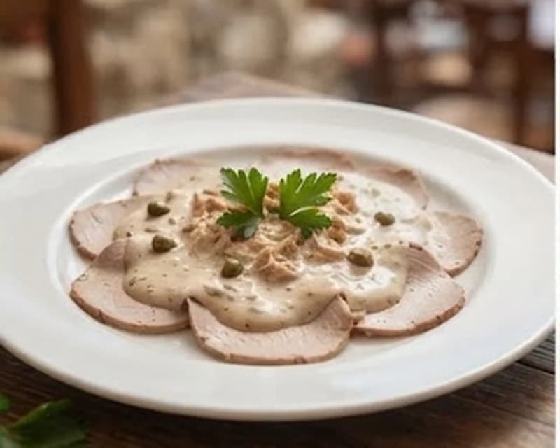 Veau froid à la sauce au thon