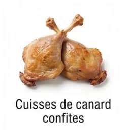 Ingrédient : cuisses de canard confites