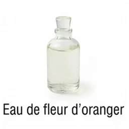 Ingrédient : Eau de fleur d'oranger
