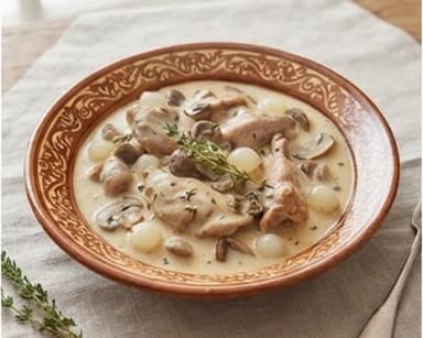 Découvrir la recette Blanquette de lapin
