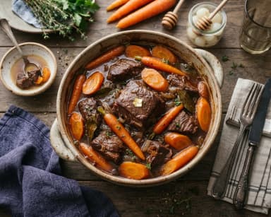 Découvrir la recette Bœuf carottes