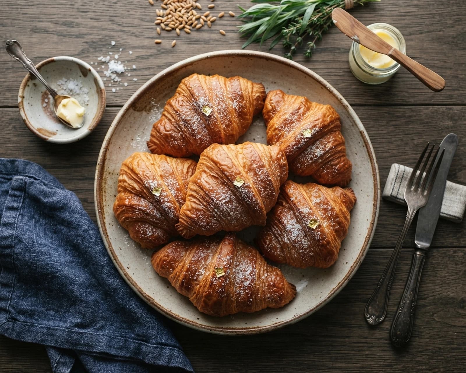 Croissants au beurre