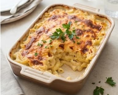 Découvrir la recette Gratin de macaronis