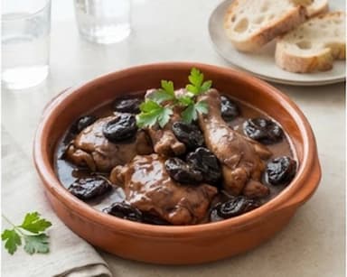 Découvrir la recette Lapin aux pruneaux