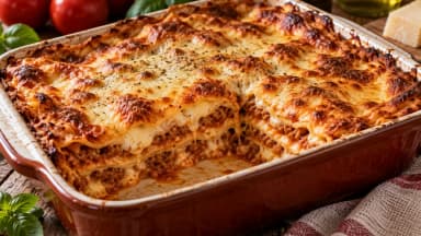 Découvrir la recette Lasagnes italiennes au four