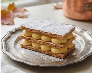 Découvrir la recette Mille-feuille vanille