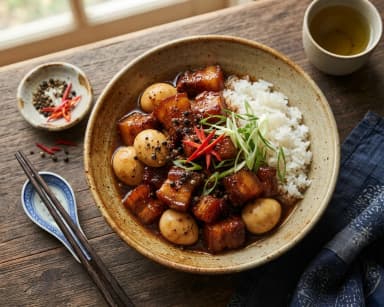 Découvrir la recette Porc vietnamien braisé au caramel