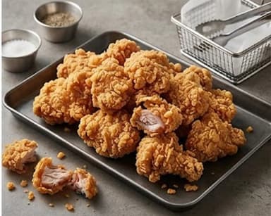 Découvrir la recette Poulet frit à la coréenne