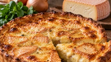 Découvrir la recette Tarte au maroilles