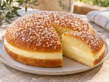 Découvrir la recette Tarte tropézienne