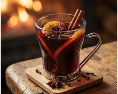 Découvrir la recette Vin chaud de Noël