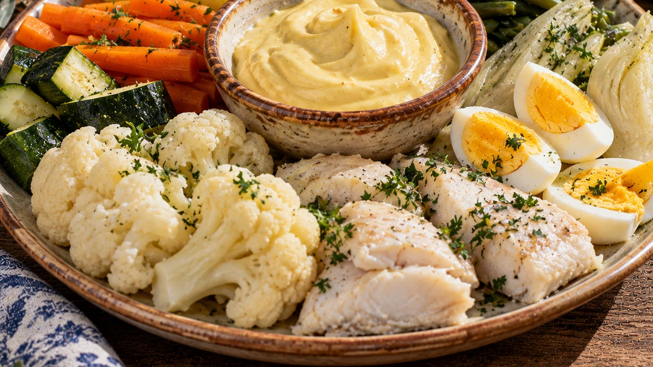 Aïoli provençal garni — photographie du plat