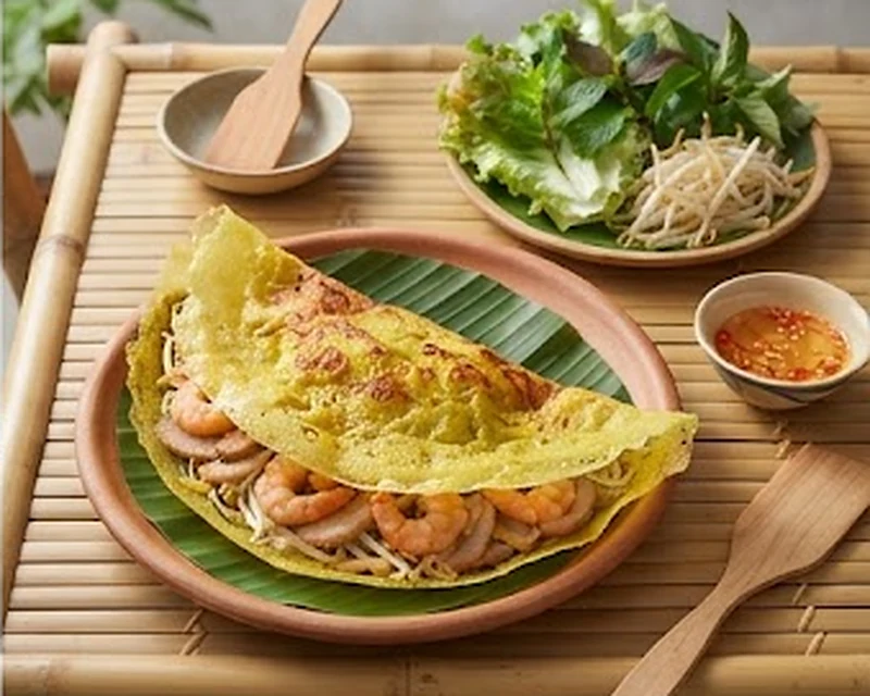 Bánh xèo croustillant