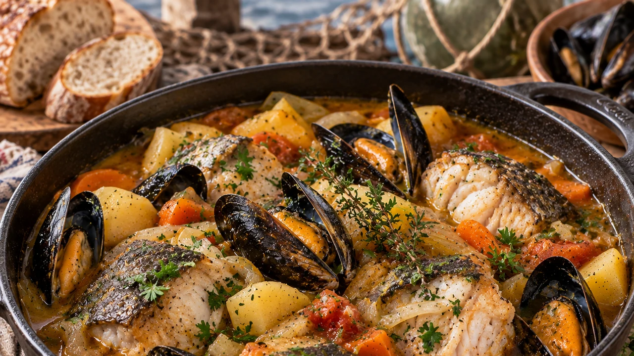Cotriade bretonne — photographie du plat
