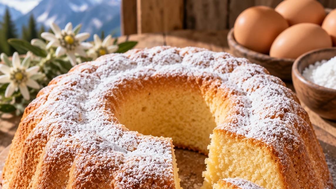 Gâteau de Savoie — photographie du plat